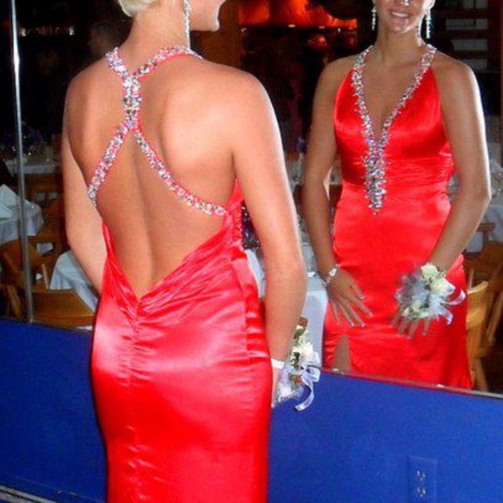 Gorgeous GiGi Red Prom Dress